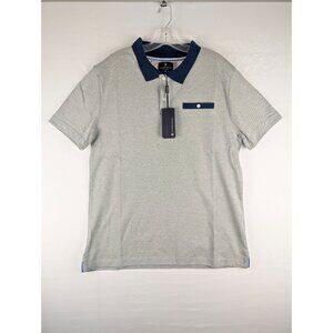 Luchiano Visconti Shirt Mens XL Gray Polo Shirt